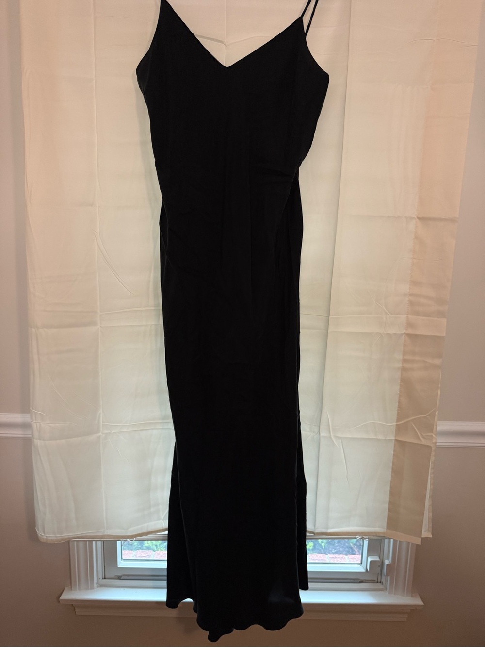 Hatch Maternity, Silk Black Maxi Dress